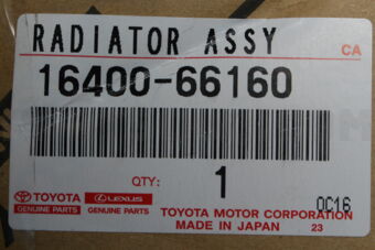 Toyota 1640066160 RADIATOR ASSY