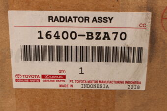 Toyota 16400BZA70 RADIATOR ASSY