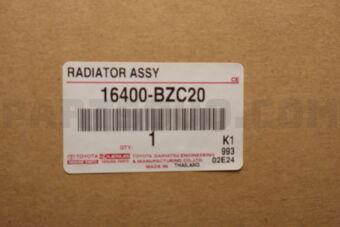 Toyota 16400BZC20 RADIATOR ASSY