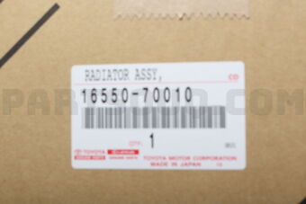 Toyota 1655070010 RADIATOR ASSY