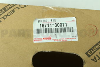 Toyota 1671130071 SHROUD FAN