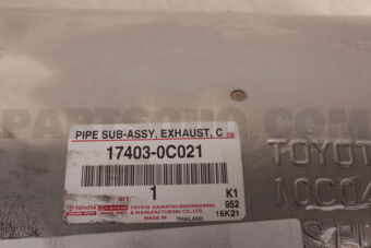 Toyota 174030C021 PIPE ASSY, EXHAUST, CENTER