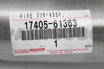 Toyota 1740561363 PIPE ASSY, EXHAUST, TAIL