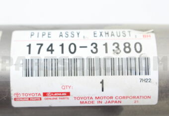 Toyota 1741031380 PIPE ASSY, EXHAUST, FRONT