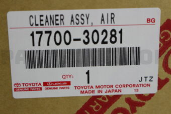 Toyota 1770030281 CLEANER ASSY, AIR