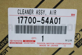 Toyota 1770054A01 CLEANER ASSY, AIR