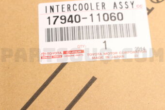 Toyota 1794011060 INTERCOOLER ASSY