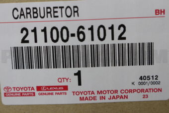 Toyota 2110061012 CARBURETOR ASSY