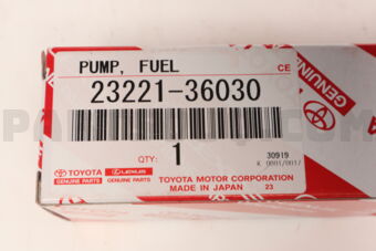 Toyota 2322136030 PUMP, FUEL