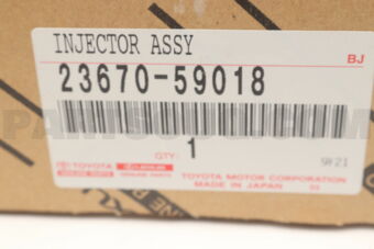 Toyota 2367059018 INJECTOR ASSY