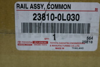 Toyota 238100L030 RAIL ASSY, COMMON