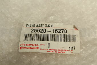 Toyota 2562016270 VALVE ASSY, EGR