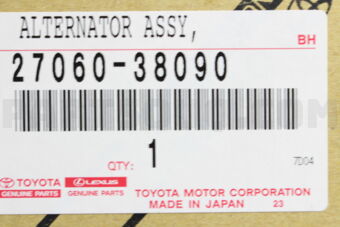 Toyota 2706038090 ALTERNATOR ASSY