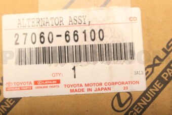Toyota 2706066100 ALTERNATOR ASSY
