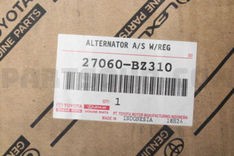 Toyota 27060BZ310 ALTERNATOR ASSY W/R
