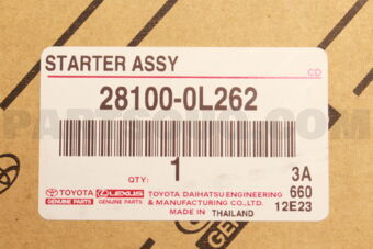 Toyota 281000L262 STARTER ASSY