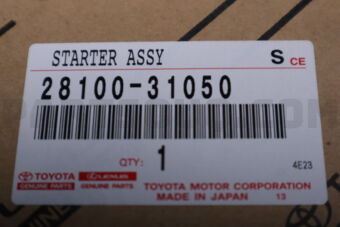 Toyota 2810031050 STARTER ASSY
