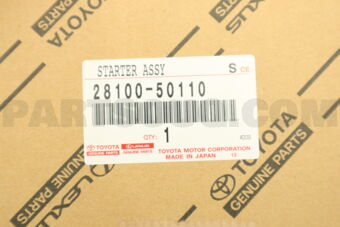 Toyota 2810050110 STARTER ASSY