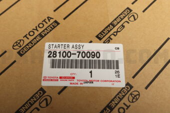 Toyota 2810070090 STARTER ASSY