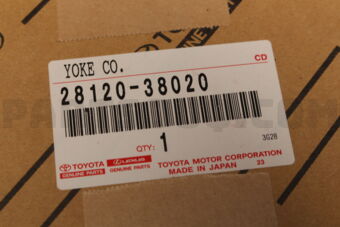 Toyota 2812038020 YOKE ASSY, STARTER