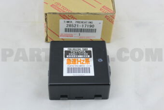 Toyota 2852117190 TIMER, PREHEATING