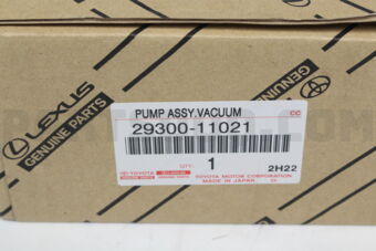 Toyota 2930011021 PUMP ASSY VACUUM