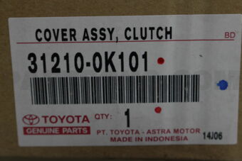 Toyota 312100K101 COVER ASSY, CLUTCH