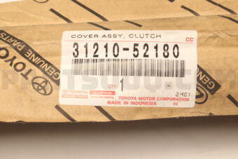 Toyota 3121052180 COVER ASSY CLUTCH