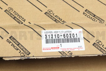 Toyota 3121060201 COVER ASSY, CLUTCH