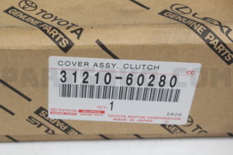 Toyota 3121060280 COVER ASSY, CLUTCH