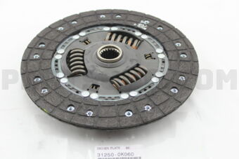 Toyota 312500K060 DISC ASSY, CLUTCH