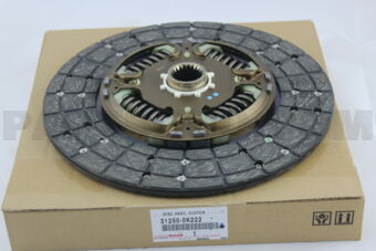 Toyota 312500K222 DISC ASSY, CLUTCH