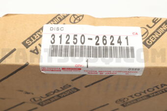 Toyota 3125026241 DISC ASSY, CLUTCH