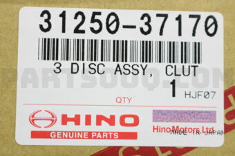 Toyota 3125037170 DISC ASSY, CLUTCH