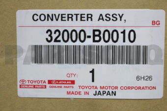 Toyota 32000B0010 CONVERTER ASSY, TORQUE