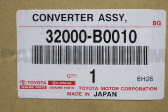 Toyota 32000B0010 CONVERTER ASSY, TORQUE
