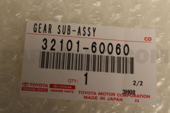 Toyota 3210160060 GEAR SUB-ASSY, DRIVE PLATE & RING