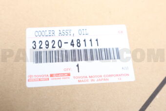 Toyota 3292048111 COOLER ASSY, OIL W/HOSE