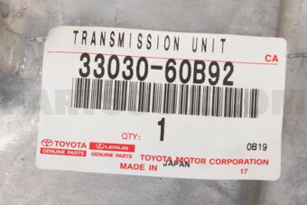 Toyota 3303060B92 TRANSMISSION UNIT