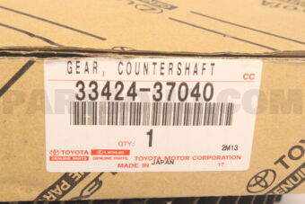 Toyota 3342437040 GEAR, 2ND