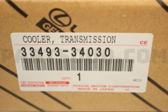 Toyota 3349334030 COOLER, TRANSMISSION