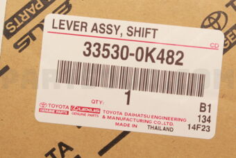 Toyota 335300K482 LEVER ASSY SHIFT
