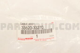 Toyota 3382033270 CABLE ASSY, TRANSMISSION CONTROL