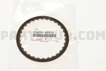 Toyota 3563360070 DISC, CLUTCH (FOR FORWARD MULTIPLE DISC CLUTCH)