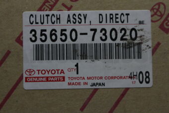 Toyota 3565073020 CLUTCH ASSY, REAR MULTIPLE DISC