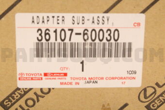 Toyota 3610760030 ADAPTER, TRANSFER