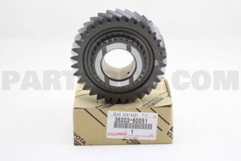 Toyota 3620360051 GEAR SUB-ASSY, TRANSFER HIGH SPEED OUTPUT