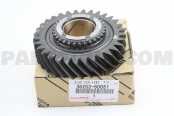 Toyota 3620360051 GEAR SUB-ASSY, TRANSFER HIGH SPEED OUTPUT