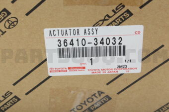 Toyota 3641034032 ACTUATOR ASSY, TRANSFER SHIFT