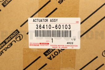 Toyota 3641060103 ACTUATOR ASSY, TRANSFER SHIFT
